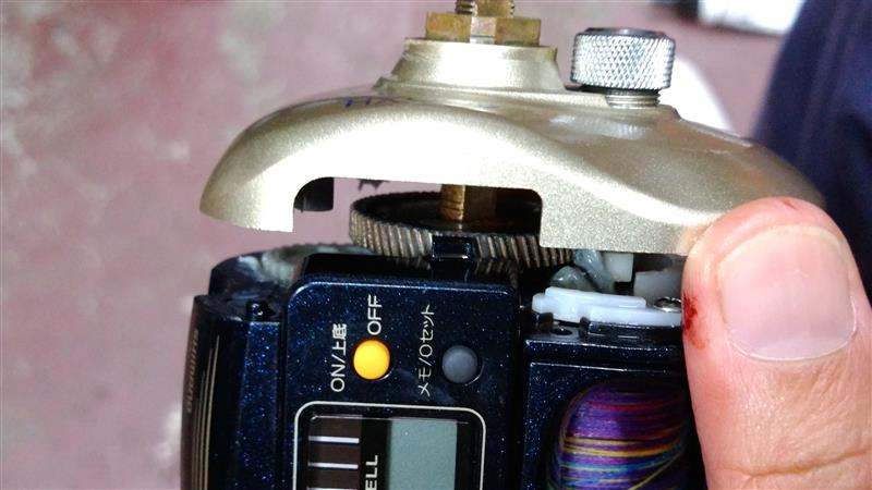 shimano】10 SCクイックファイヤー小船 400XH 釣行後の shimano】10 SCクイックファイヤー小船 400XH 釣行後の