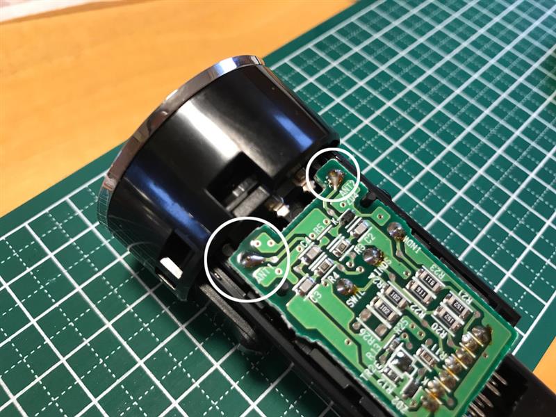 プッシュスタートスイッチのLED打ち替え（レクサス IS・GSE20系
