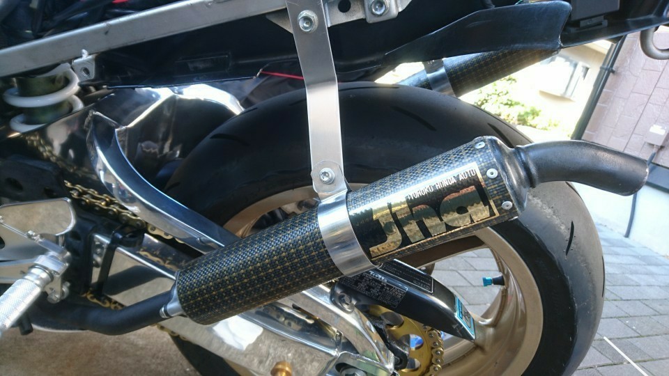NSR250R MC21 純正 社外 チャンバー ステー マフラー ステー