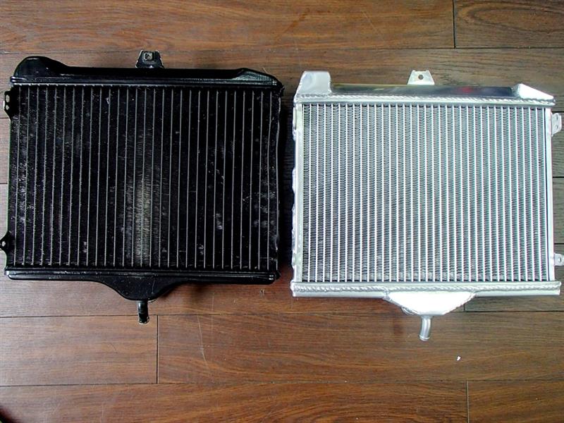 Vmax] アルミコアラジエター交換（ヤマハ V-MAX）by -AMD