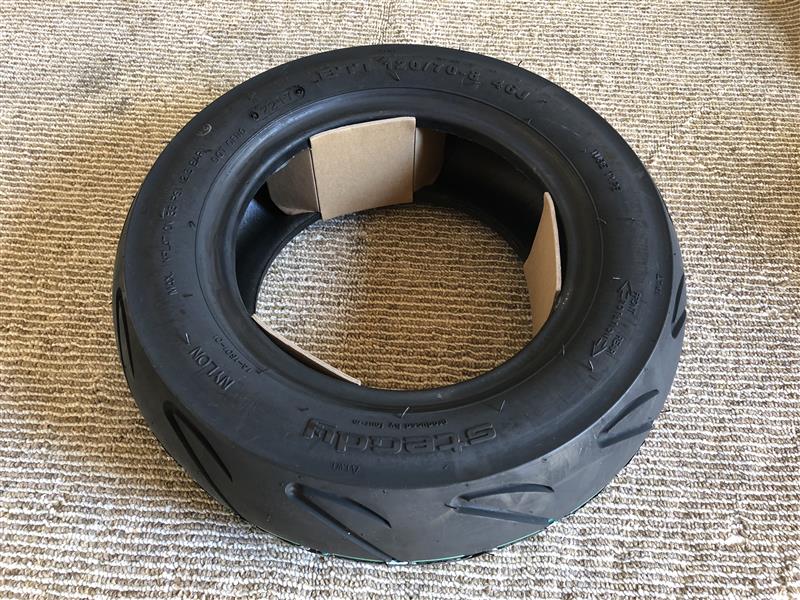 Gクラフト3.5Jブラック ホイール 120/70-10 DUNLOPタイヤ用