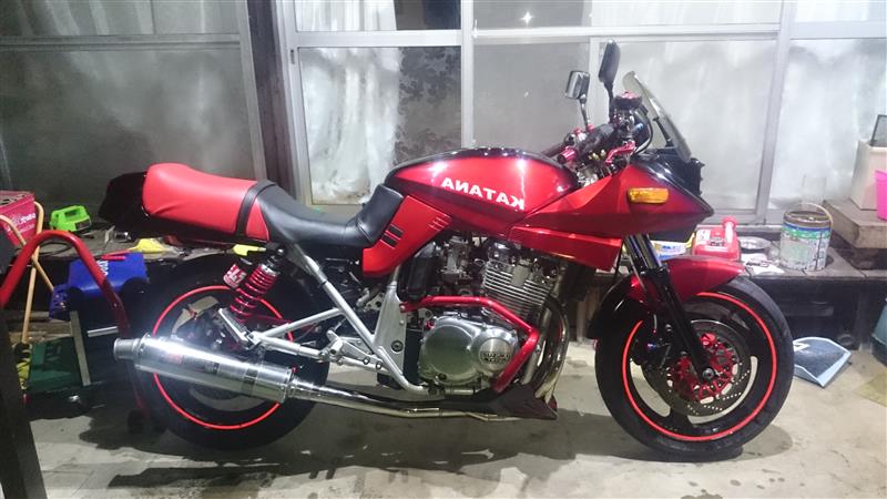 自家塗装 其の4（スズキ GSX400S KATANA (カタナ)）by Qoony