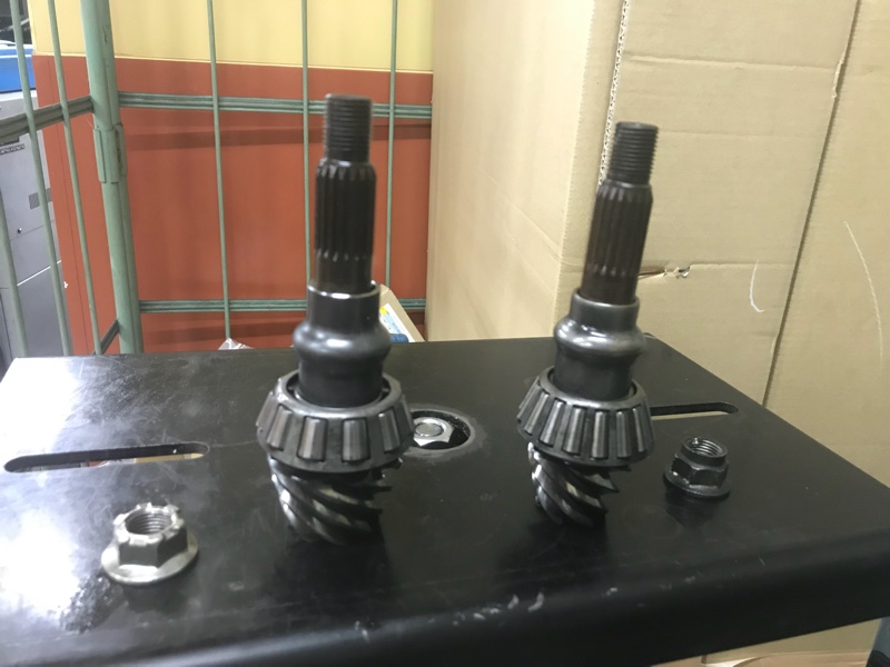 DA16T 農繁デフロック流用2(ピニオン移植編)（スズキ キャリイ