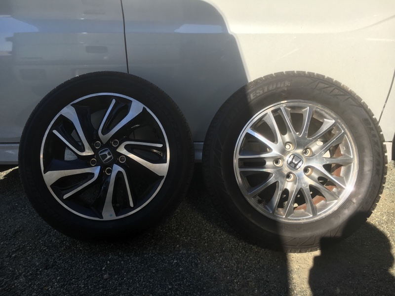 オデッセイのホイールを買いました!(ホンダ ステップワゴン オデッセイのホイールを買いました!(ホンダ ステップワゴン