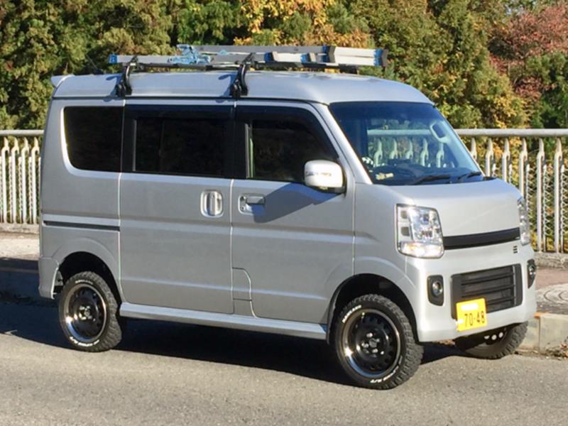 シュピーゲル リフトアップ用 全長式車高調 本日は サゲリイです スズキ エブリイワゴン By 7048 アゲリイ号 みんカラ