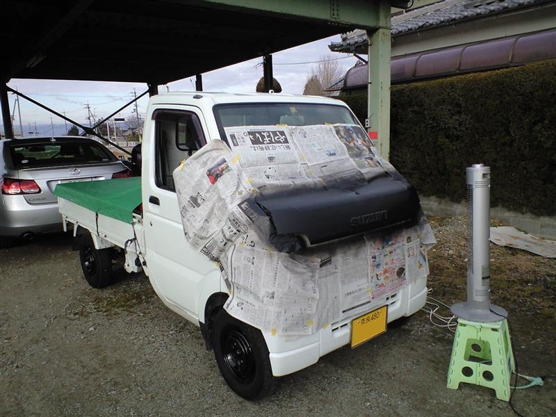 ボンネット塗装（スズキ キャリイトラック・DA/DB52T/DA62T