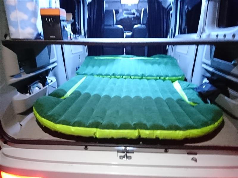 車中泊用 エアベッド ダブルサイズ スズキ エブリイワゴン By Mc Atsu みんカラ