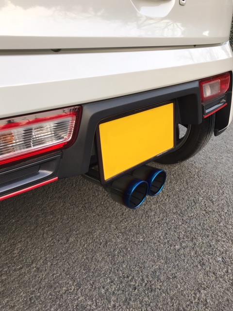 HA36S ワークス マフラー HKS SUPER Turbo Muffler（目立った傷
