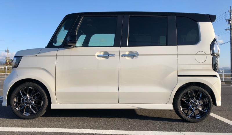 TEINダウンサス 良え下がり具合(ホンダ N-BOXカスタム・JF3/4 TEINダウンサス 良え下がり具合(ホンダ N-BOXカスタム・JF3/4