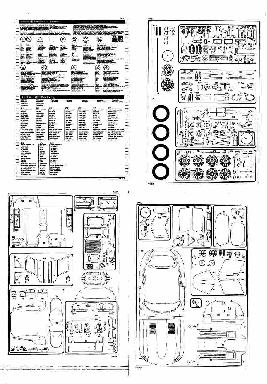 模型キット、レベル1/8スケール、ジャガーE製作メモ（その他