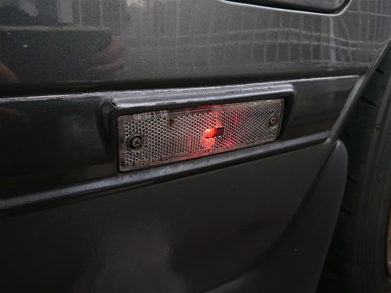 FC サイドマーカーLED化（マツダ RX-7・FC）by ましゃ☆彡