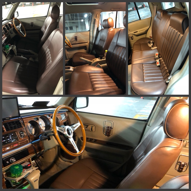 憧れのレザーシートへの交換記録。（日産 ラシーン・NB14）by