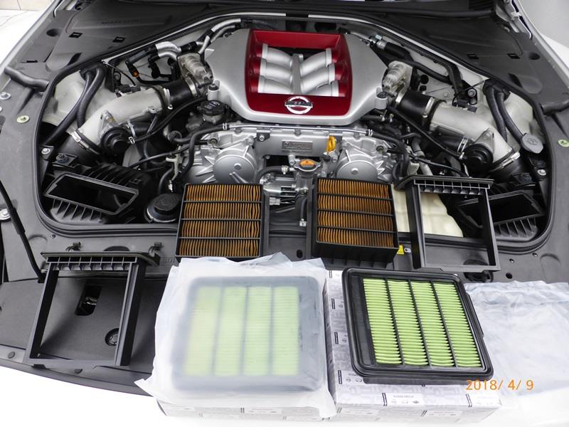🚙 H30年4月9日（月）日産純正エアクリーナー交換♪（日産