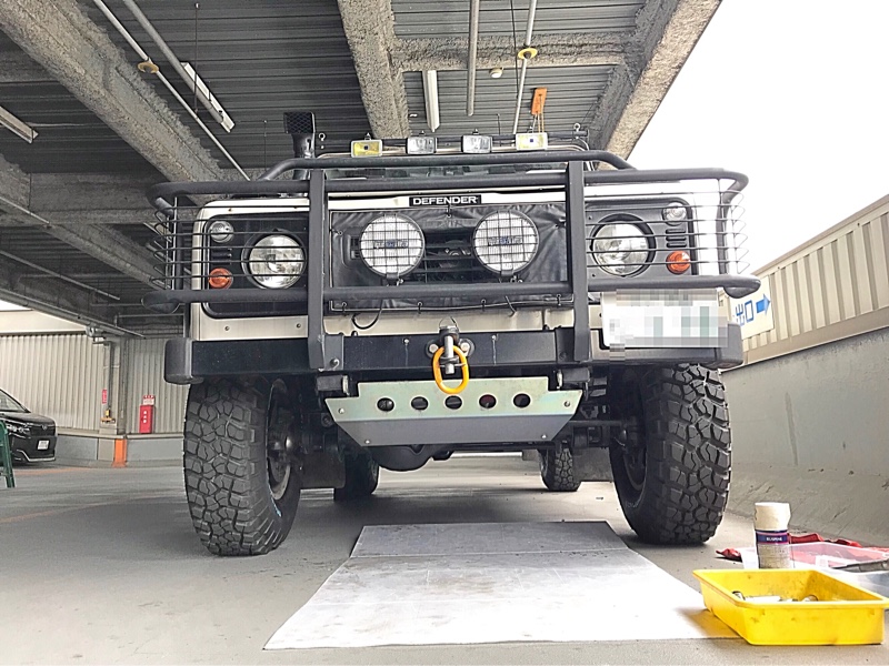 TERRAFIRMA TF840 ステアリングガード スチール製