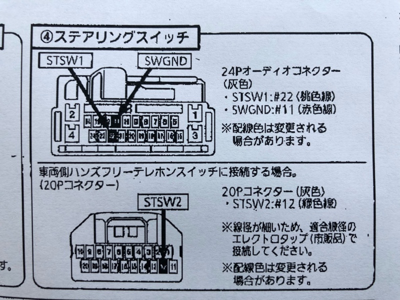 スパーダハイブリッドステアリングスイッチ接続 オーディオコントロールスイッチ ホンダ ステップワゴンスパーダハイブリッド By ふじさんx みんカラ