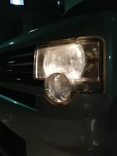 ヘッドライト磨き（ダイハツ ムーヴコンテカスタム・L575/585S