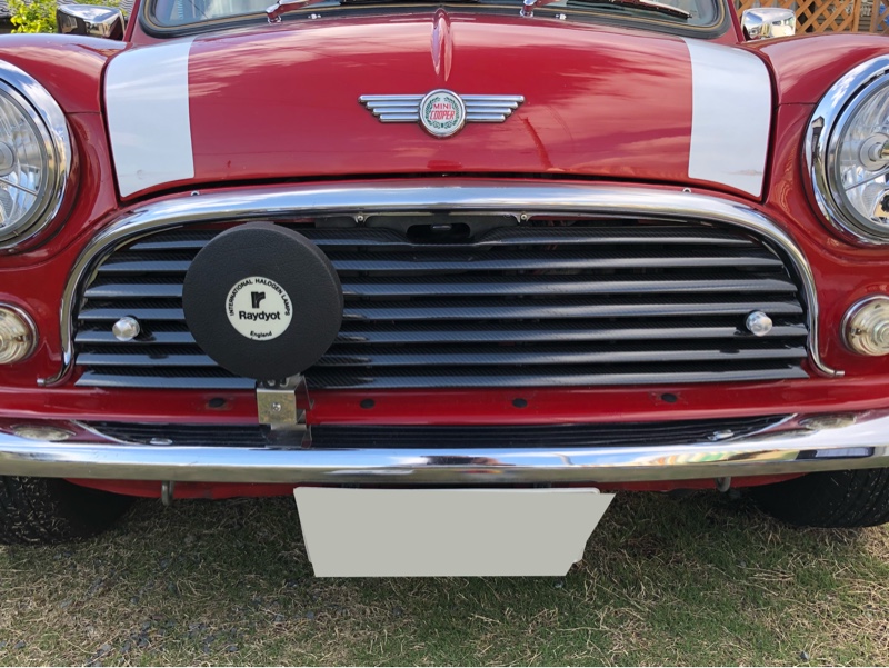 Mk1 グリル取付の為のボンネット加工（ローバー ミニ・MK IX）by