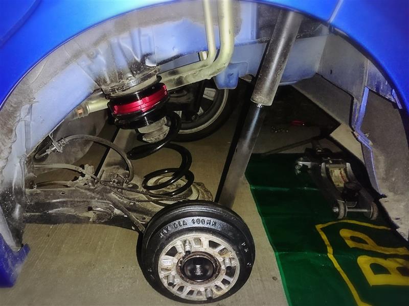 L700用の車高調を入れたい(リア編)・・・が。。。（ダイハツ
