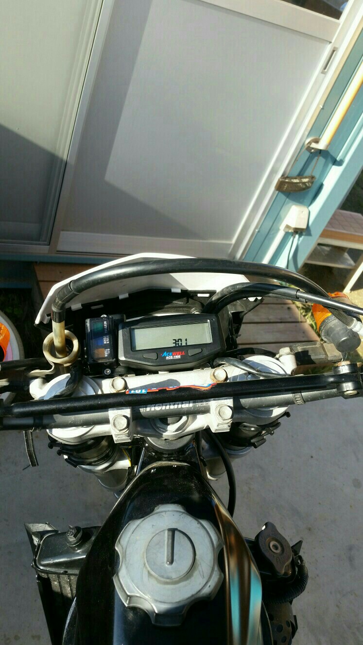 acewellメーター取り付け（カワサキ KLX250）by カ～ - みんカラ