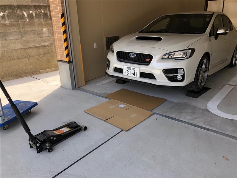 フロントナンバーオフセット（スバル WRX STI・VAB）by 安住 航