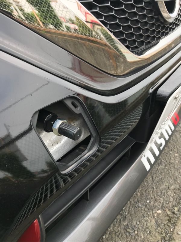 フロント牽引フック取り付け！（日産 ノート・E12）by H@KE