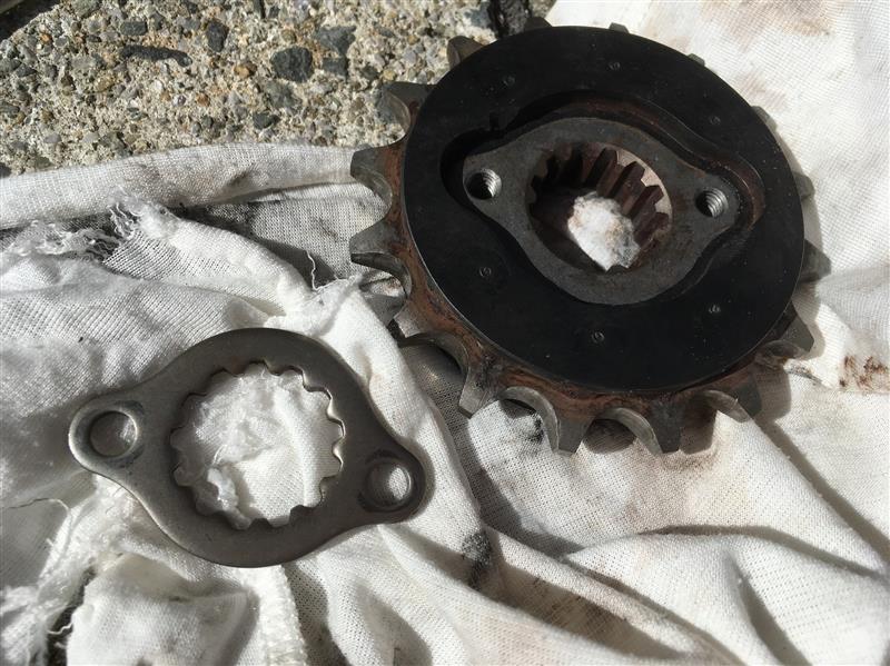 スプロケ間違い修正ホンダ アフリカツインby ししふう みんカラ