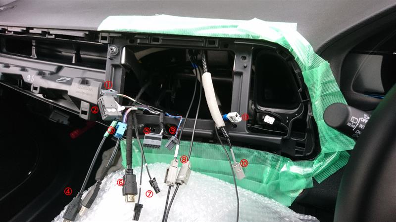作業資料 ナビ装着用スペシャルパッケージ車両側ケーブル 追加ケーブル ホンダ ヴェゼル By しん う ぇぜる みんカラ
