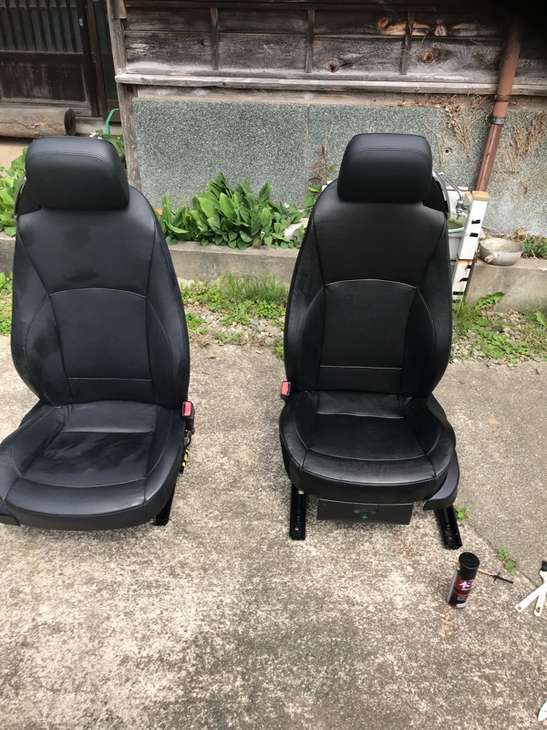 BMW 本革シート 電動 クーペ 赤革、ドライバーシート美品 とけれ