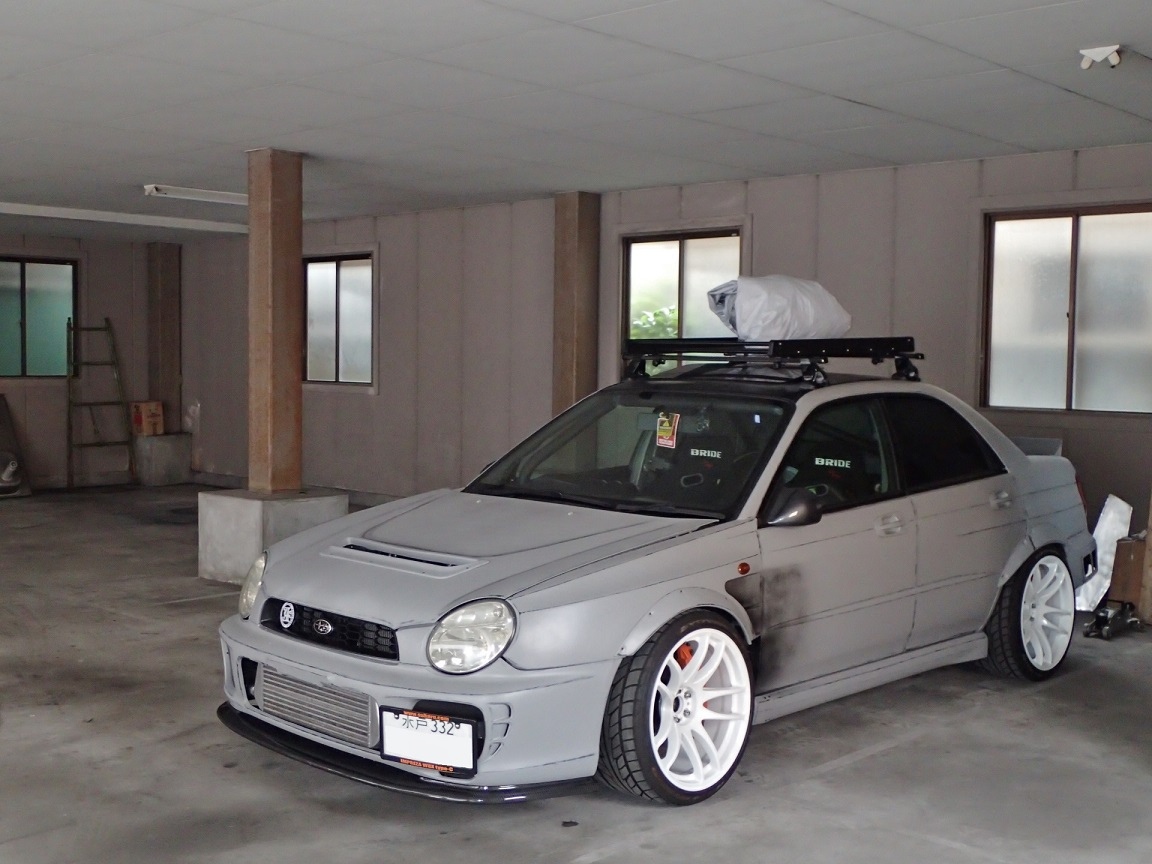 ルーフキャリア,ルーフラック取付(スバル インプレッサWRX・GD)by