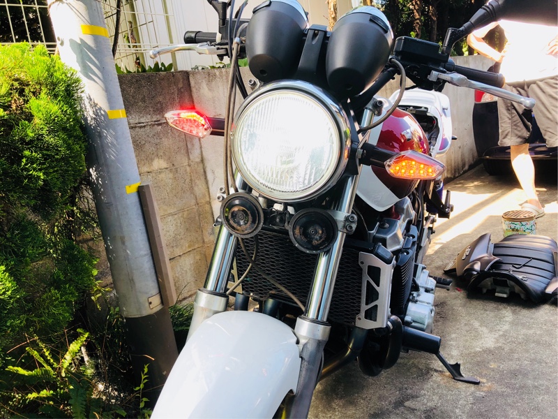 純正ウインカーから中華LED ウインカーへ交換（ホンダ CB1300