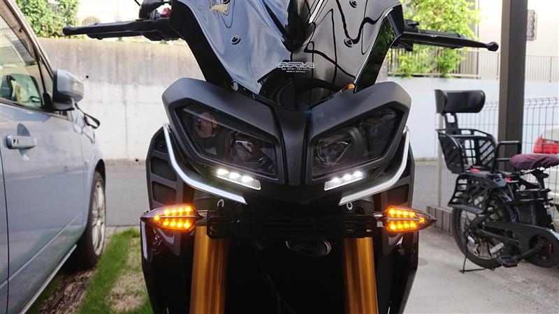 LEDウインカーへの交換と移設作業（ヤマハ MT-09 SP）by じぇし