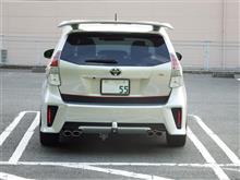 4本出しマフラー取付（PASION EVO PAE-058）（トヨタ プリウスα
