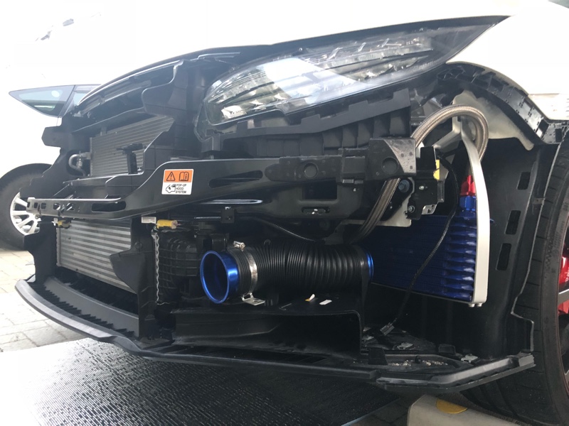 汎用オイルクーラー(改)（ホンダ シビックタイプR・FK8）by haru