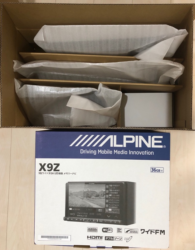 ALPINE X9Z-CHR-NR BIGX 9型 C-HR専用 取付！(^ ^)（トヨタ C-HR ...