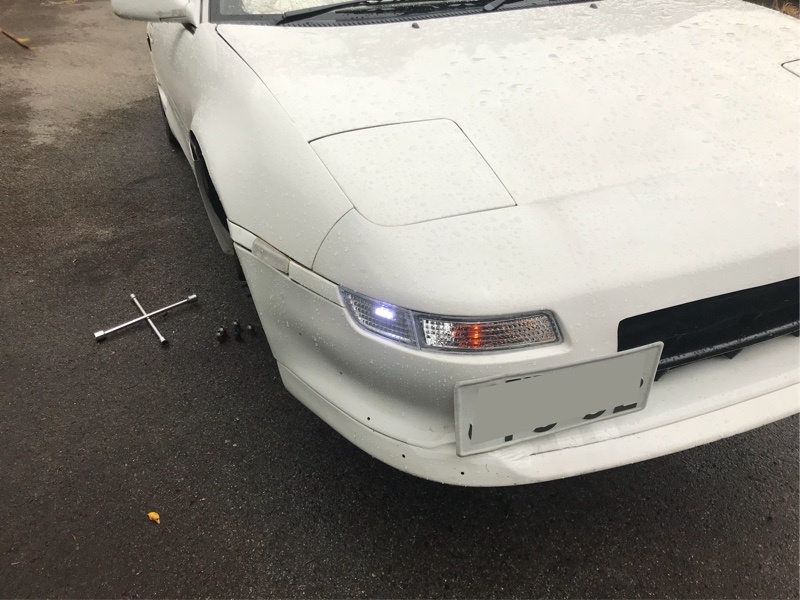 クリスタルウインカーの小細工完了 トヨタ Mr2 By なかさ みんカラ