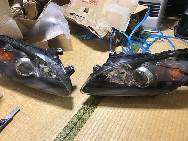 後期ヘッドライト インナー同色化その 殻割り編 ホンダ S00 By ほむりん みんカラ