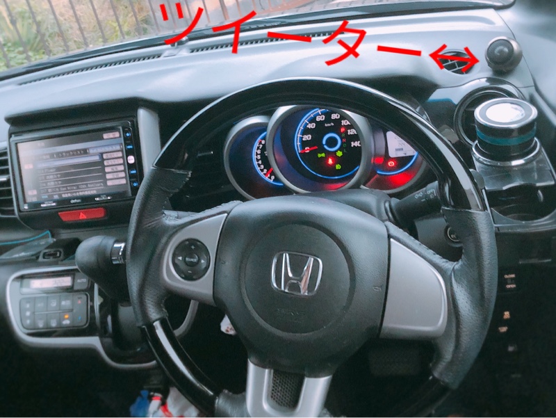 フロントスピーカー ツイーター取り付け 簡易配線図あり ホンダ Nボックスカスタム By Masamiho みんカラ