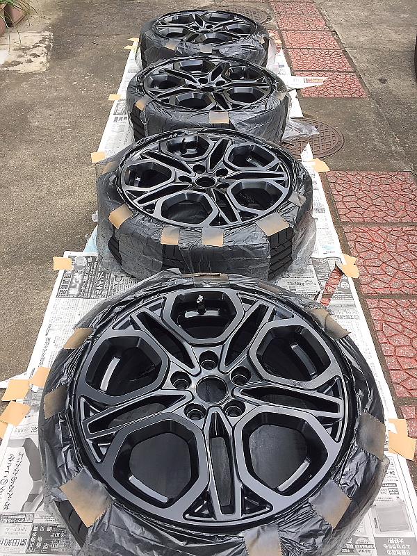 スズキ スイフトスポーツ ZC33S 純正ホイールセット 17インチ 黒塗装
