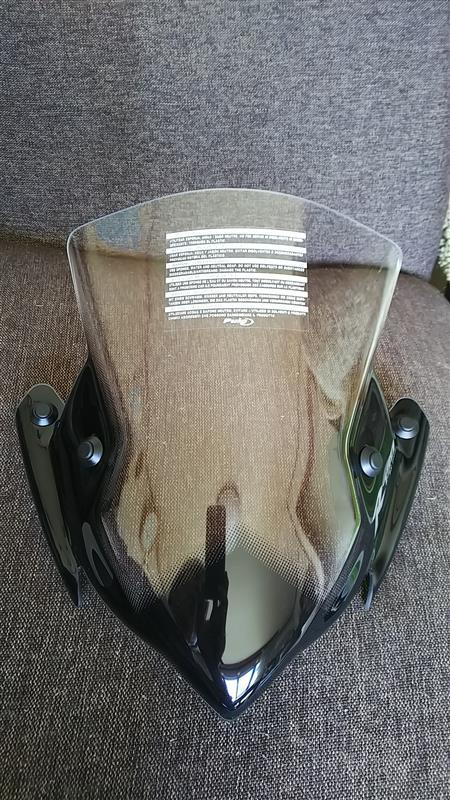 GSR750（EBL-GR7NA）：Puigスクリーンの取付（備忘録）（スズキ