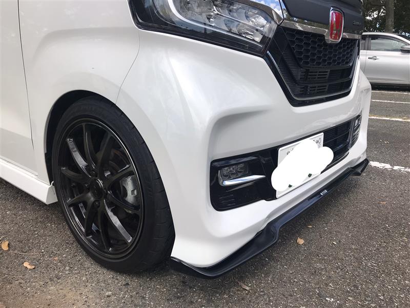 シルクブレイズ☆リップスポイラーてこ入れ(ホンダ N-BOXカスタム