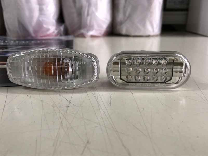 Ledサイドマーカー 他車流用 の交換 取付 ダイハツ ムーヴキャンバス By Yasuxile みんカラ