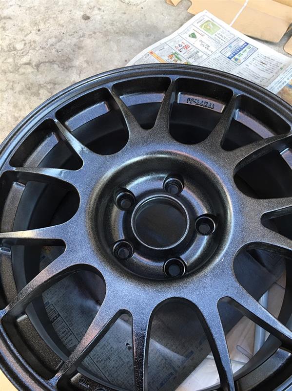 ダイハツ純正 16インチホイール ハイパーシルバー 自家塗装