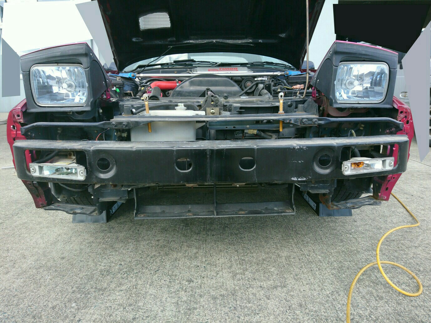 廃盤］fc3s ksp バンパー 遮っ