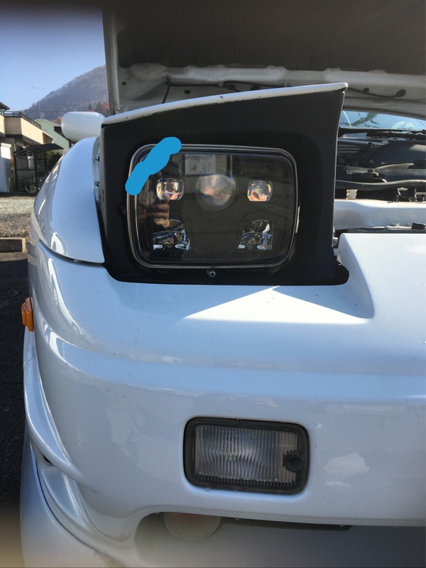 汎用角目ヘッドライトへ！（日産 180SX・RS13/KRS13型）by くろx