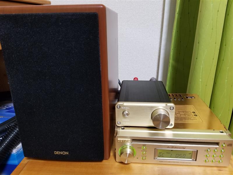 DENON DCT－A1を部屋でCD聴けるようにしてみました。（プジョー