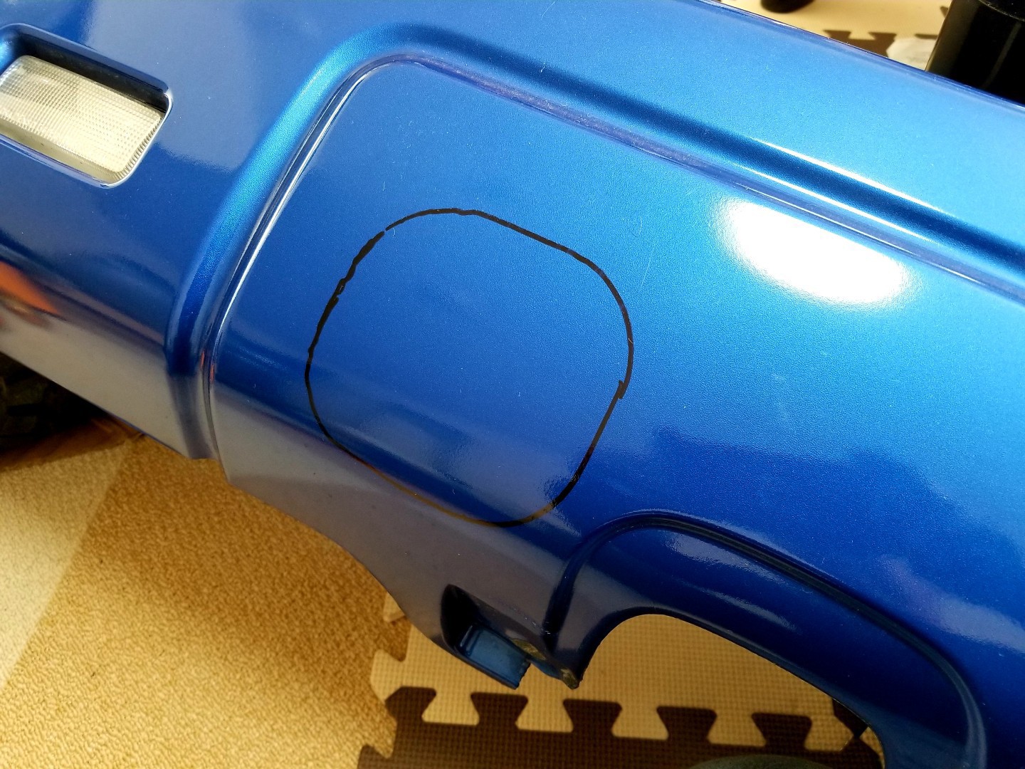 純正バンパー穴開け 静香御前マフラー取付キット スズキ ジムニー By Compact Blue みんカラ 純正バンパー穴開け 静香御前マフラー取付キット スズキ ジムニー By Compact Blue みんカラ