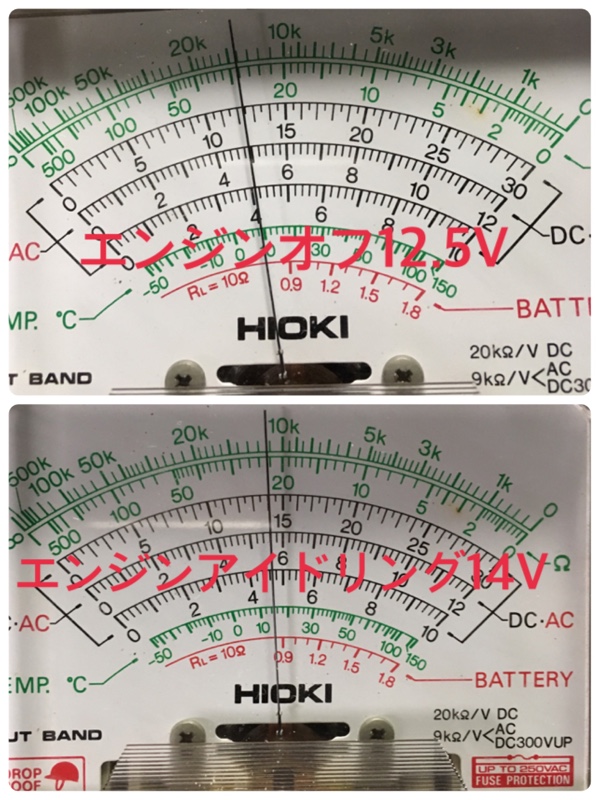 Tw0e バッテリー電圧点検12 5v アイドリング14v確認 By プレアデス みんカラ