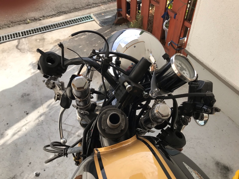 ハンドル、セパレート化。（ホンダ GB250 CLUBMAN (クラブマン)）by Yuu-tora - みんカラ