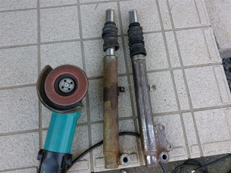 ジョグスポ ジョグ80 ペリカン チャンプ 54v フロントフォーク-