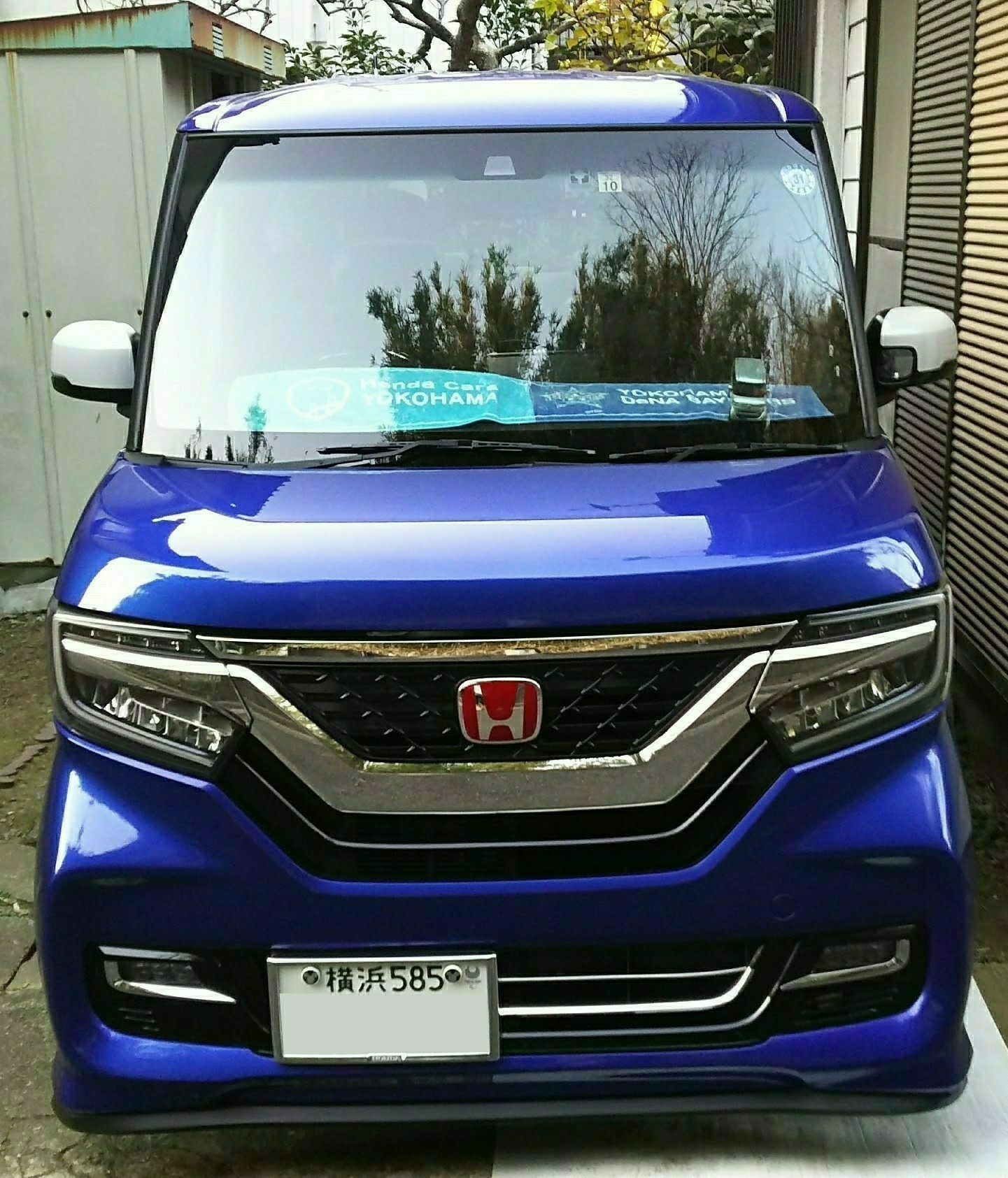 SALENEW大人気! N-BOX カスタム メッキドアミラーカバー 左側 助手席側